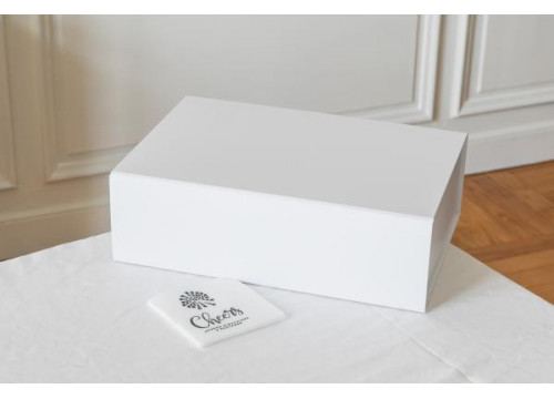 Coffret Cadeau Blanc ou gris aimanté